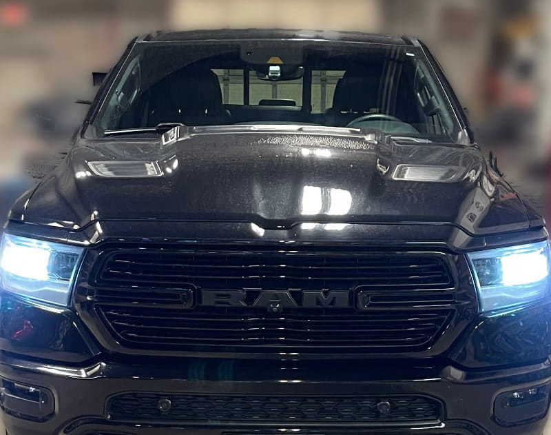 Truck after seasonal inspection